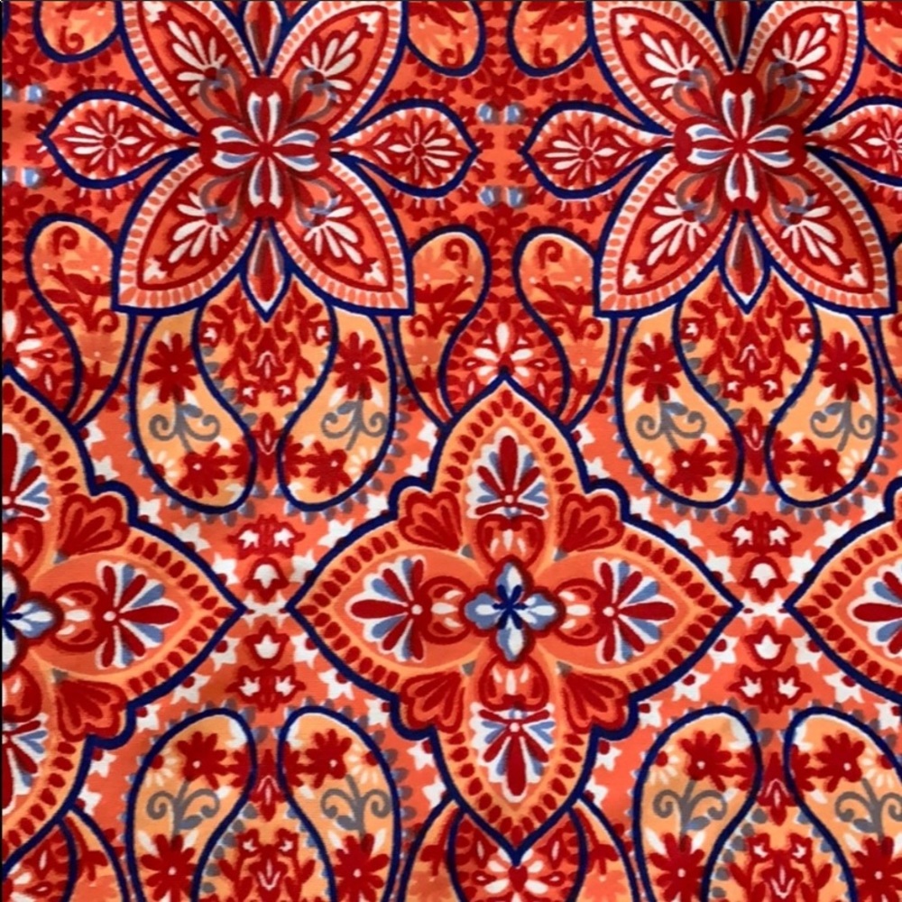NWT Helen Jon Mosaic Kaleidoscope Stained Glass Print Maxi Dress Coverup - Picture 4 of 9